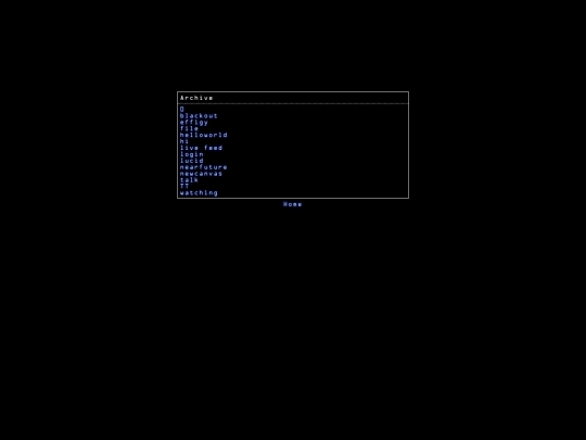 archive screenshot