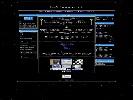 index screenshot