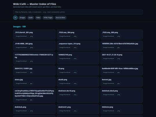 links screenshot