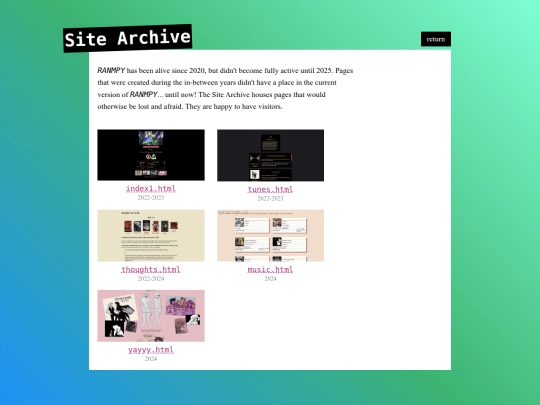 archives/sitearchive screenshot
