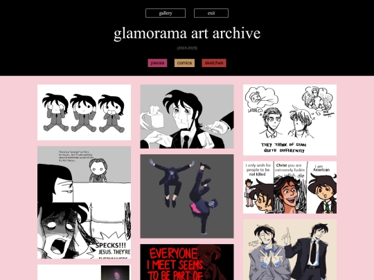 art/glamart/sketches screenshot