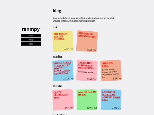 blag screenshot