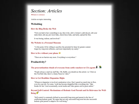 library/articles screenshot