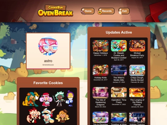 memory/cookierun/records screenshot