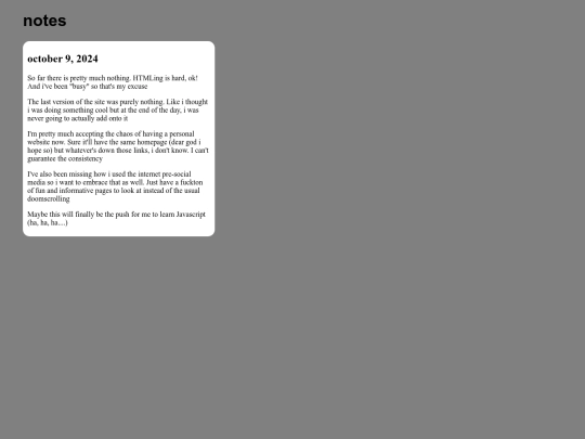 notes screenshot