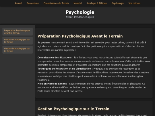 Psychologie screenshot