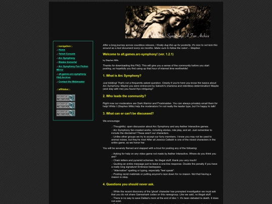 faq screenshot
