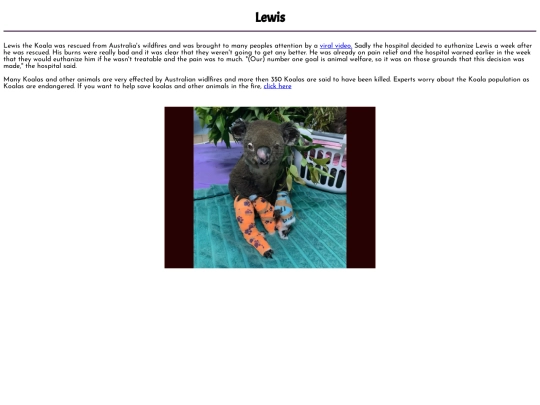 Lewis screenshot