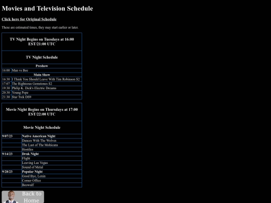TVandMovieNightSchedule screenshot