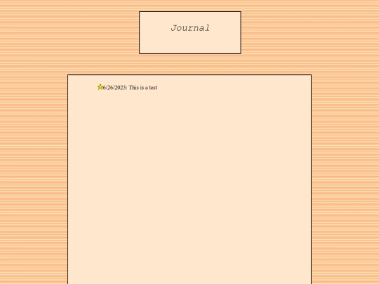 journal screenshot