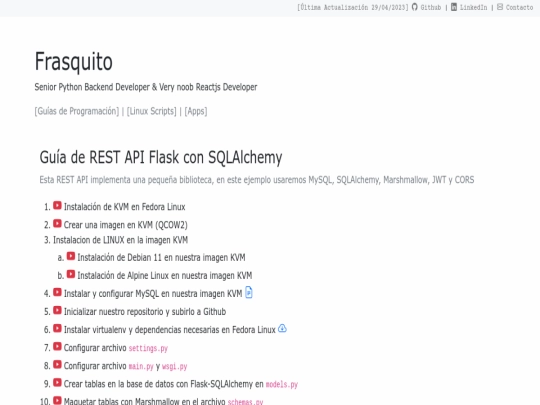 index screenshot
