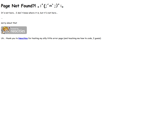 not_found screenshot