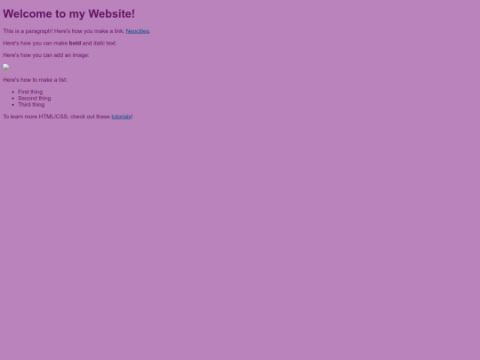 test screenshot