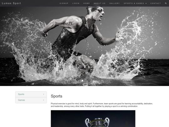 sports screenshot