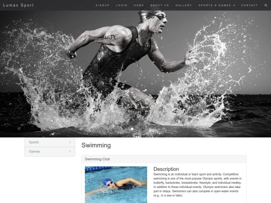 swimming screenshot