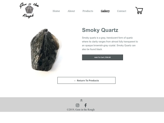 products-smokyquartz screenshot