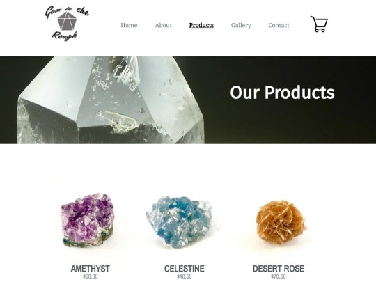 products screenshot