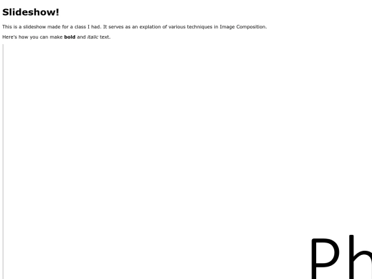 Slideshow screenshot