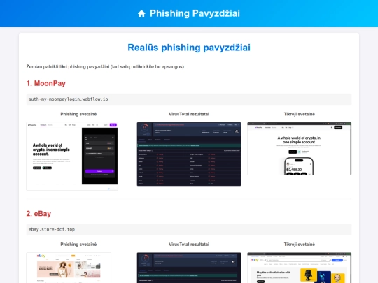 pavyzdziai screenshot