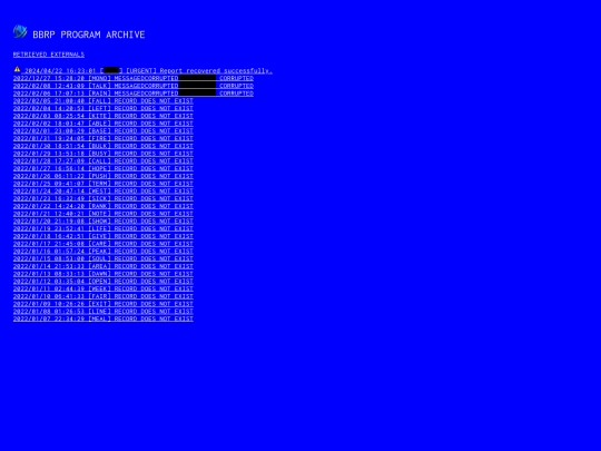 archive screenshot