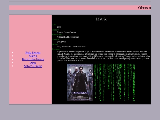 Elcine_proyectoHTML/matrix screenshot