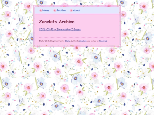 blog/archive screenshot
