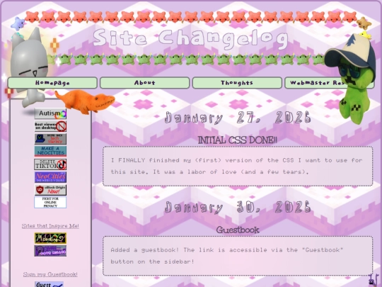 changelog screenshot