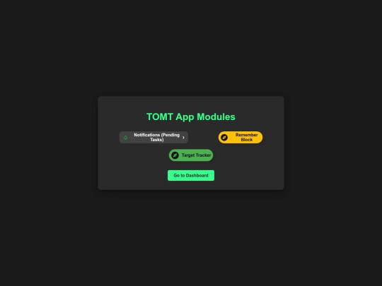 TomtProduct/dashboard screenshot