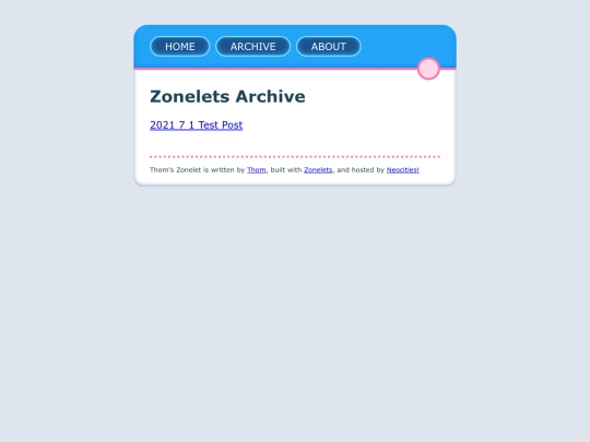 archive screenshot