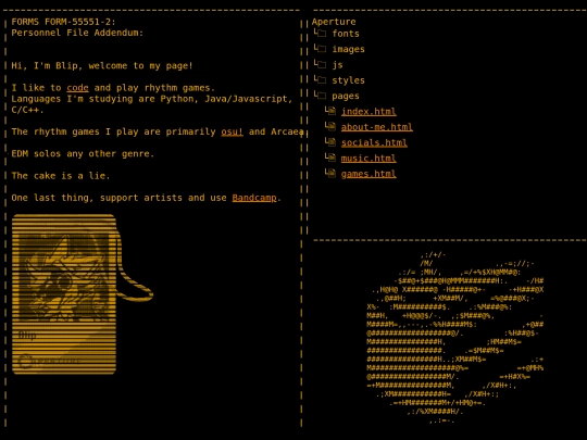 about-me screenshot