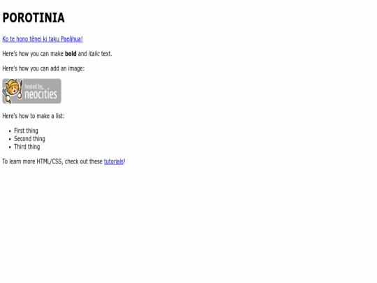 index screenshot