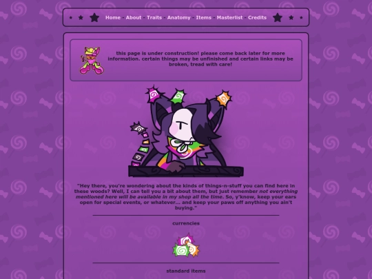 items screenshot
