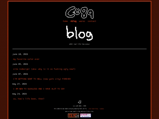 blog screenshot