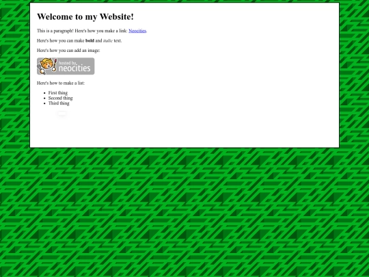 test screenshot