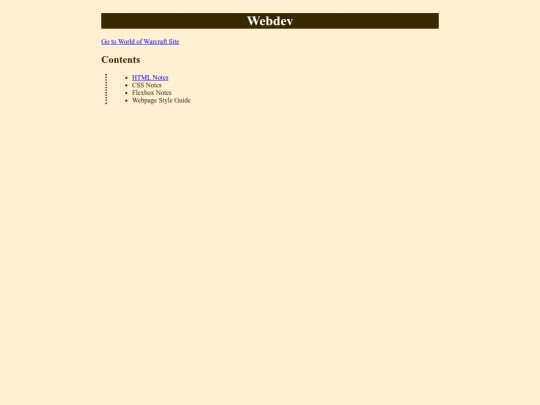 webdev-home screenshot