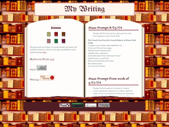 writing screenshot