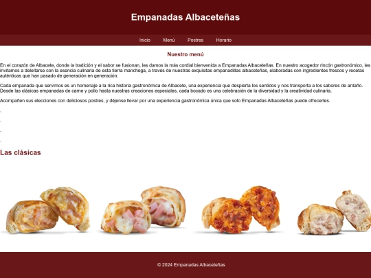 menu screenshot