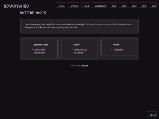 writing screenshot