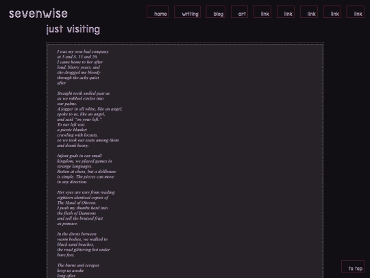 writing/just_visiting screenshot