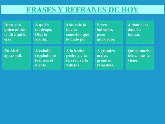 refranes screenshot