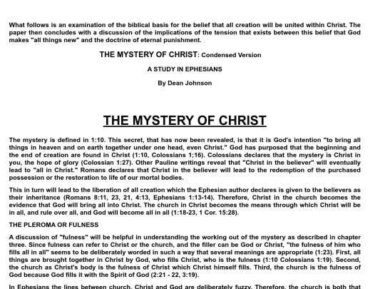themysterycondensedversion screenshot
