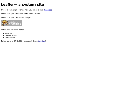 index screenshot