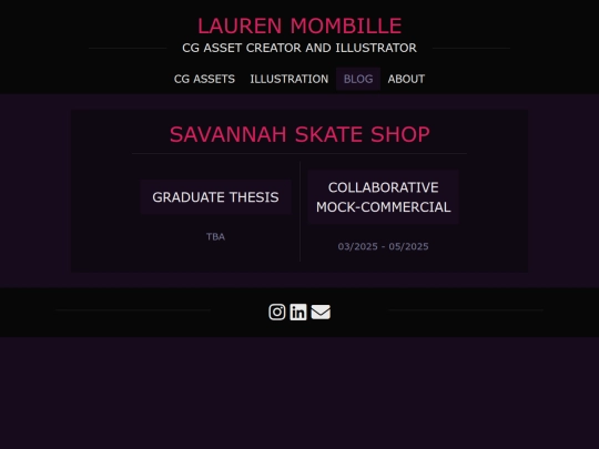 blog screenshot