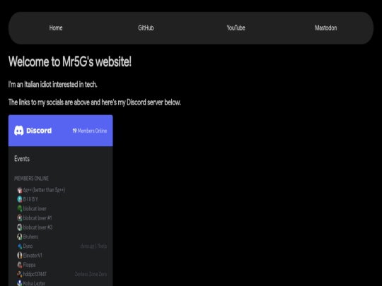 index screenshot