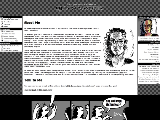 aboutme screenshot