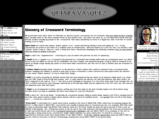 xwords/glossary screenshot
