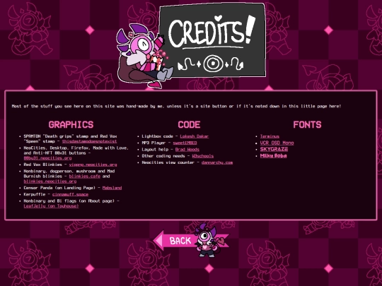 credits screenshot