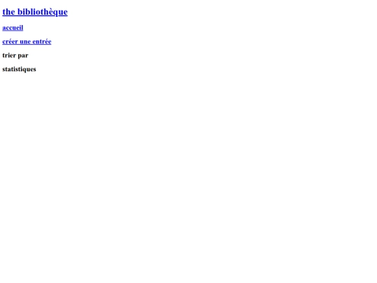 biblio screenshot