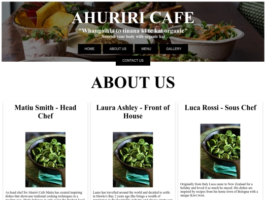 AboutUs screenshot