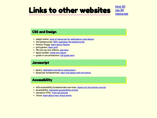 tutorial/resources screenshot